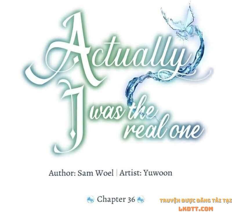 Thực Ra Tôi Mới Là Thật Chap 36 - Next Chap 37