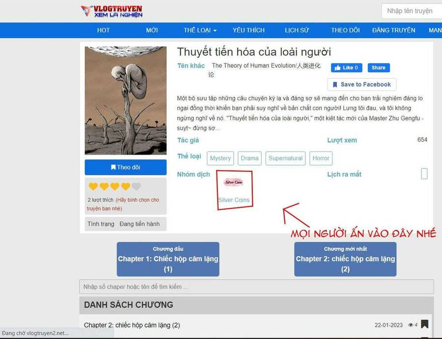 Thuyết Tiến Hóa Của Loài Người Chap 15 - Next Chap 16