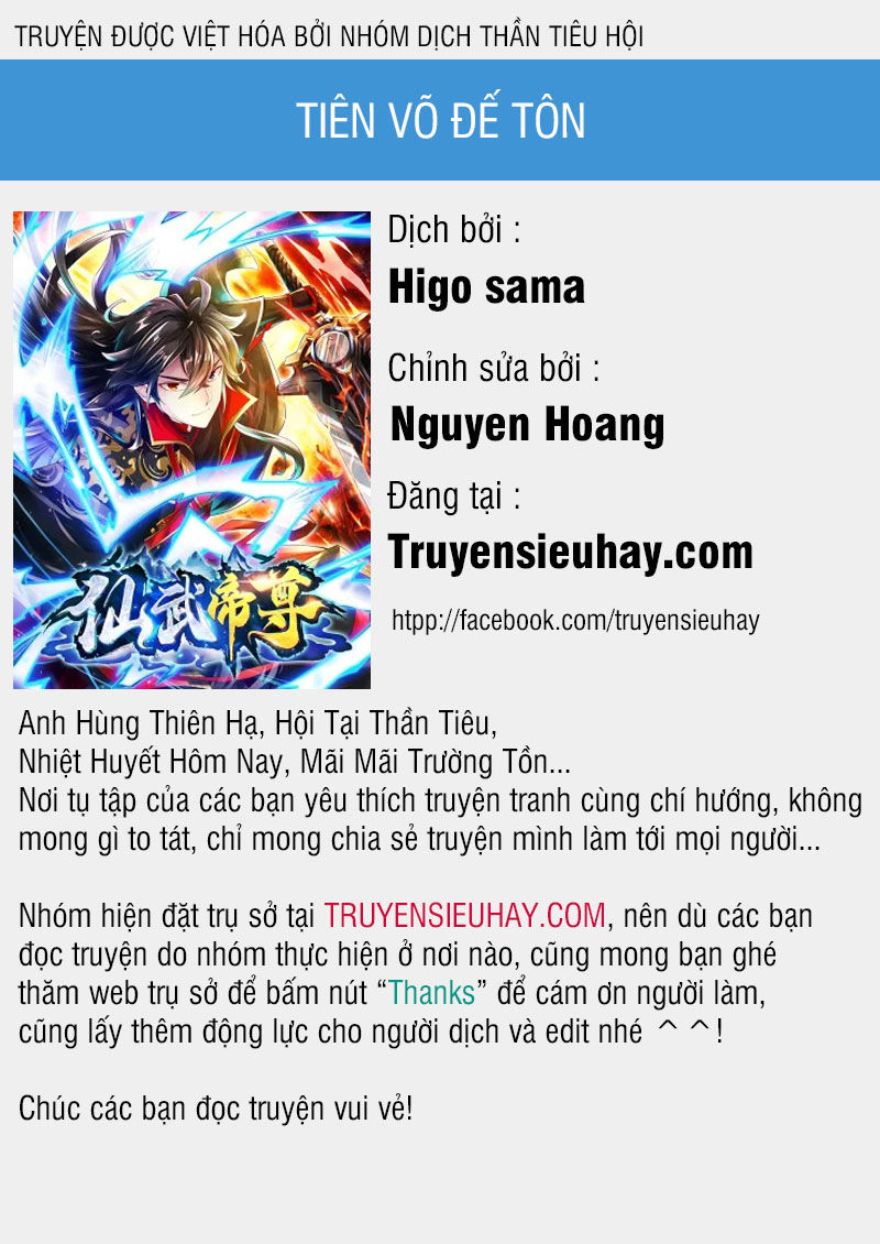 Tiên Võ Đế Tôn Chap 1 - Next Chap 2