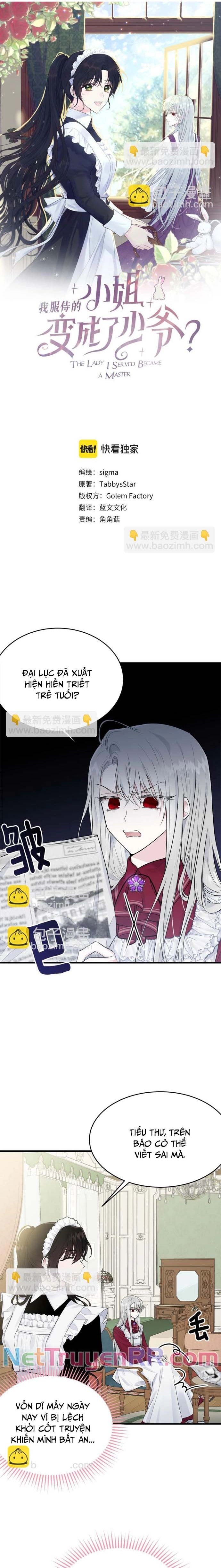 Tiểu Thư Mà Tôi Phục Vụ Biến Thành Thiếu Gia Rồi Chap 31 - Next Chap 32