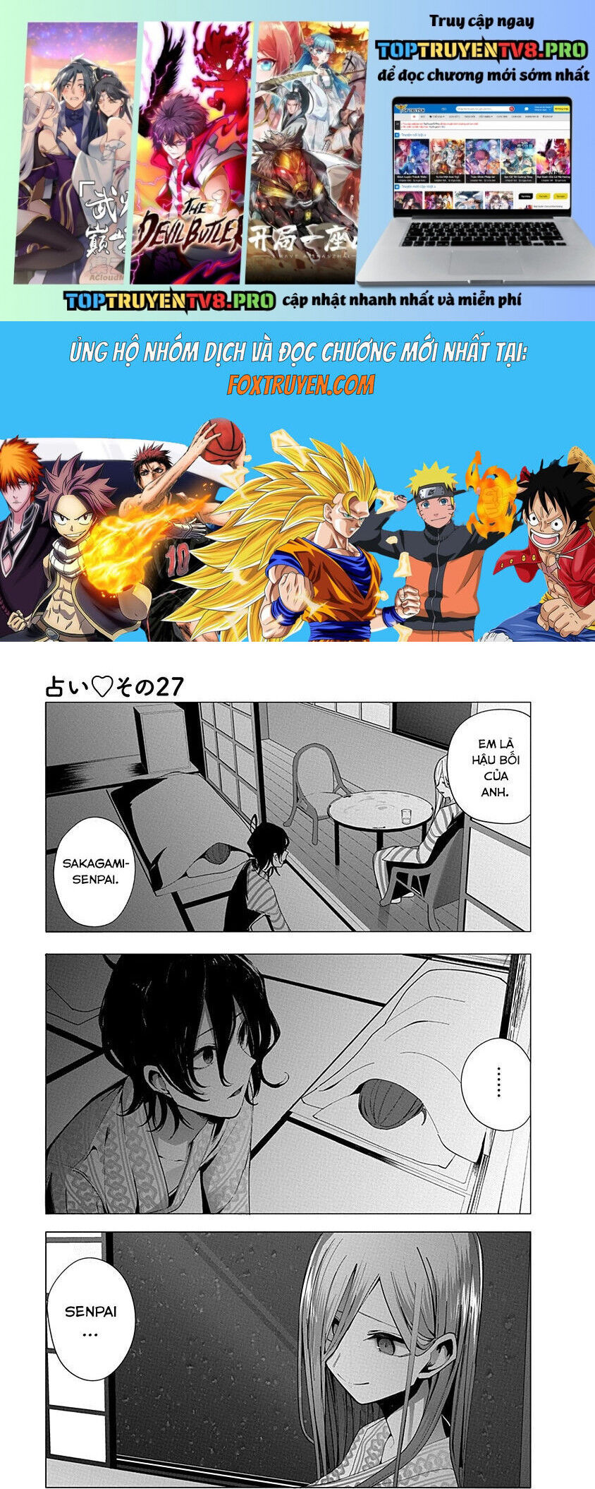 Tình Yêu Của Cô Nàng Lập Dị Mizuki-Senpai Chap 27 - Next Chap 28