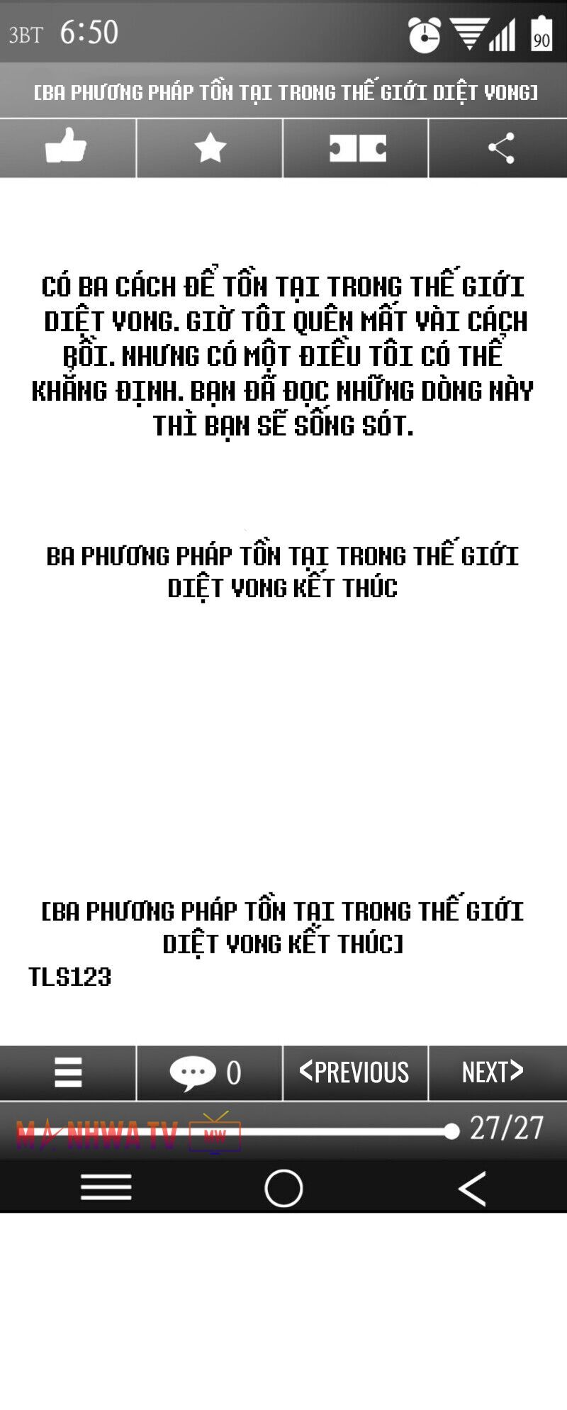 Toàn Trí Độc Giả Chap 1 - Next Chap 2