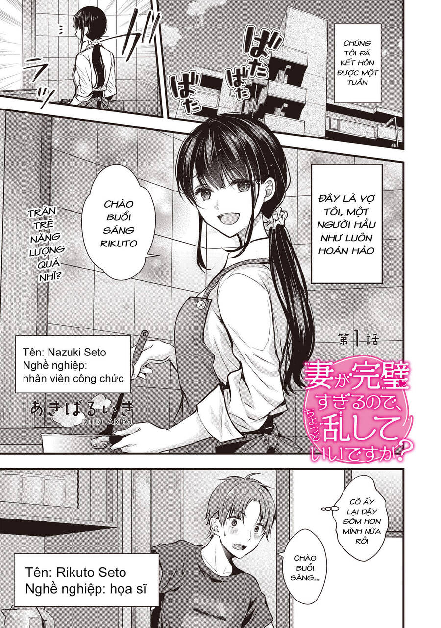 Tôi Có Nên Chiều Hư Cô Vợ Hoàn Hảo Của Mình? Chap 1 - Next Chap 2