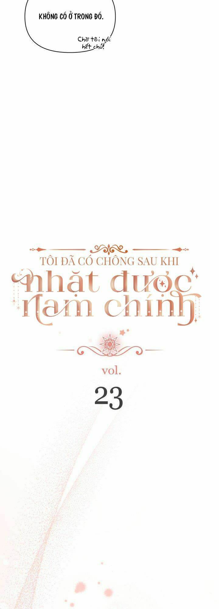 Tôi Đã Có Chồng Sau Khi Nhặt Được Nam Chính Chap 23 - Next Chap 24