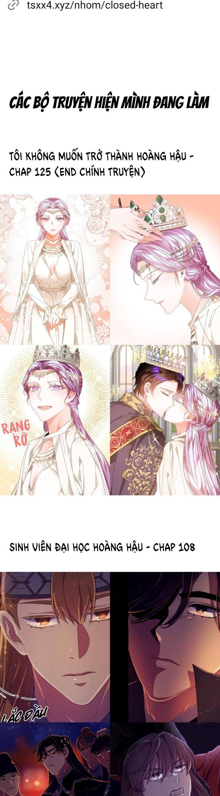 Tôi Không Muốn Trở Thành Hoàng Hậu Chap 125 - Next Chap 126