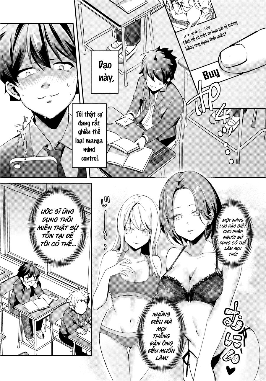 Tôi Muốn Sống Một Cuộc Sống Harem Trong Mơ Bằng Ứng Dụng Thôi Miên Mà Tôi Đã Có Được Chap 1 - Next Chap 2