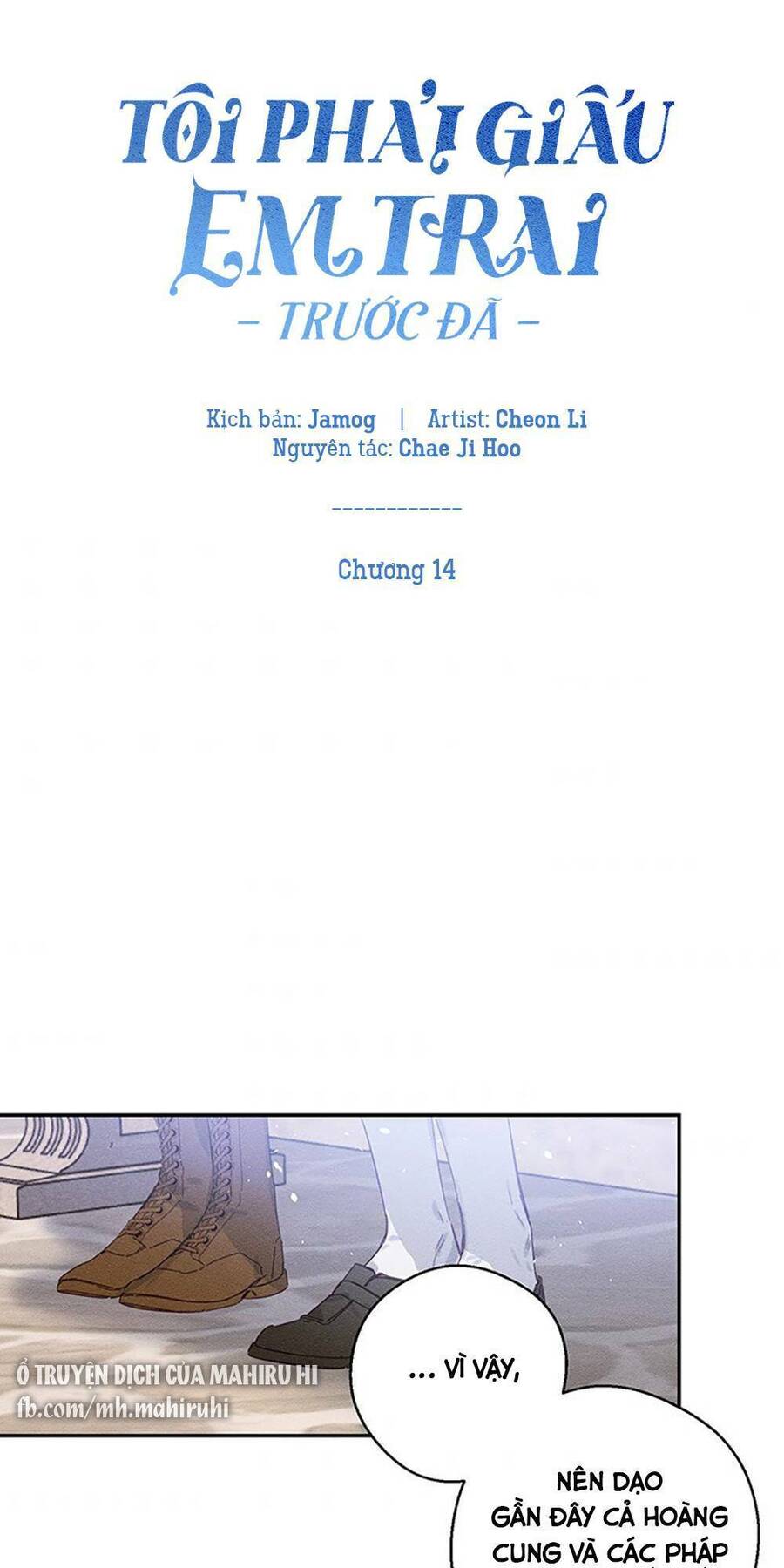 Tôi Phải Giấu Em Trai Trước Đã Chap 14 - Next Chap 15