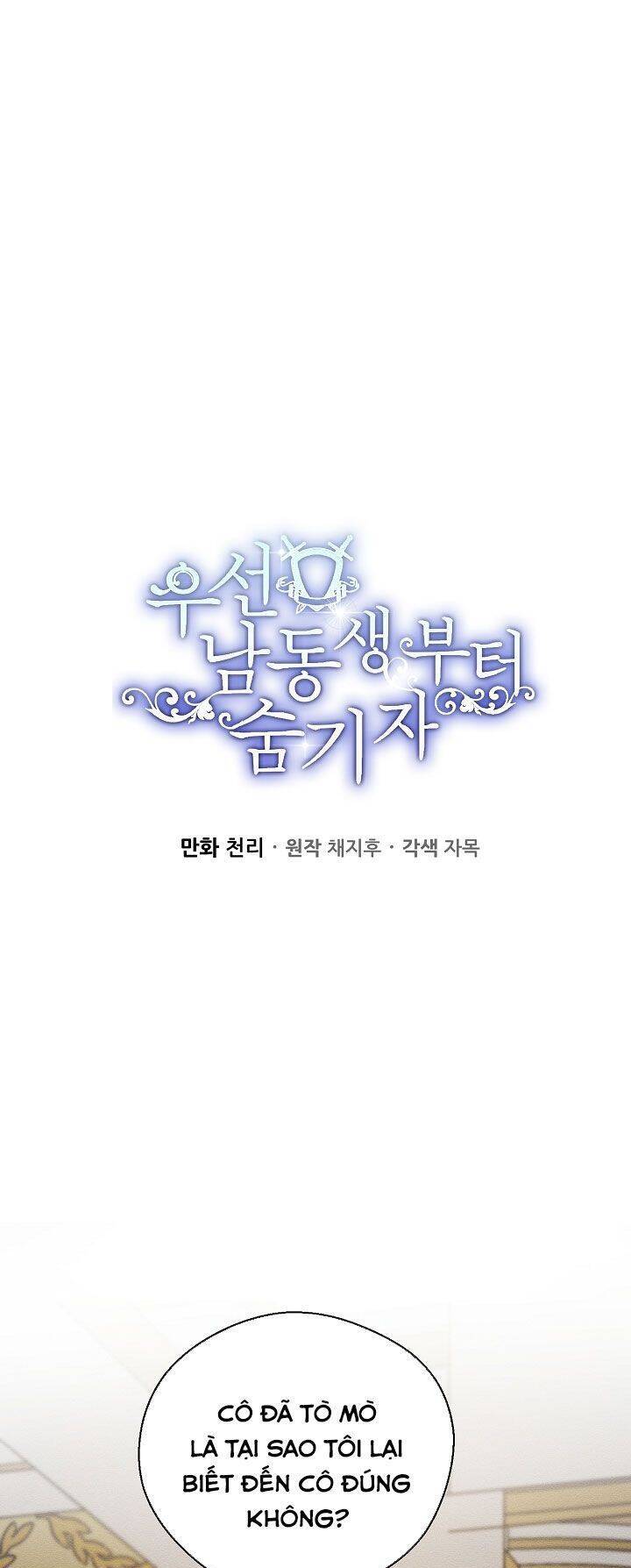 Tôi Phải Giấu Em Trai Trước Đã Chap 45 - Next Chap 46