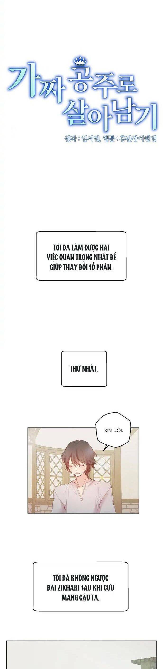 Tôi Sống Sót Như Một Nàng Công Chúa Giả Chap 7 - Next Chap 8