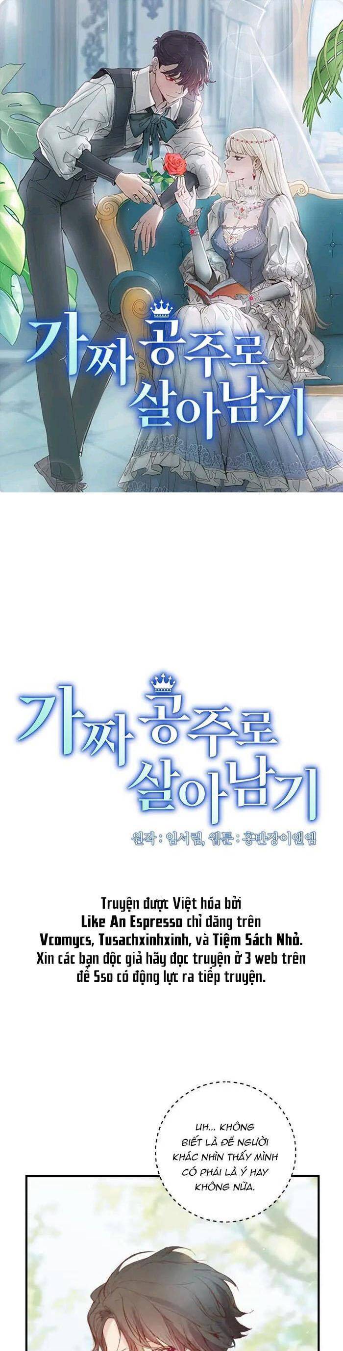 Tôi Sống Sót Như Một Nàng Công Chúa Giả Chap 9 - Next Chap 10
