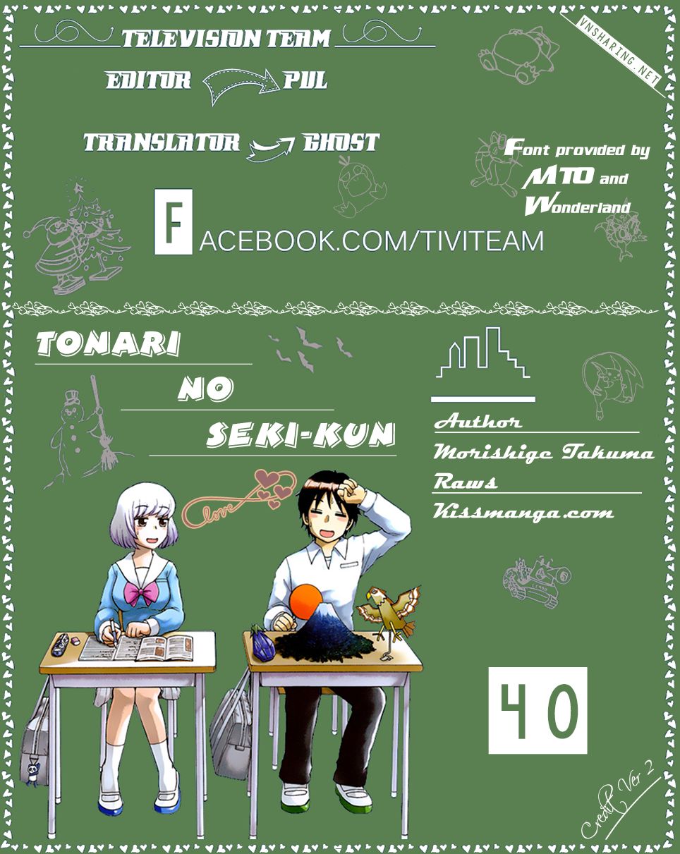 Tonari No Seki-Kun Chap 40 - Next Chap 41