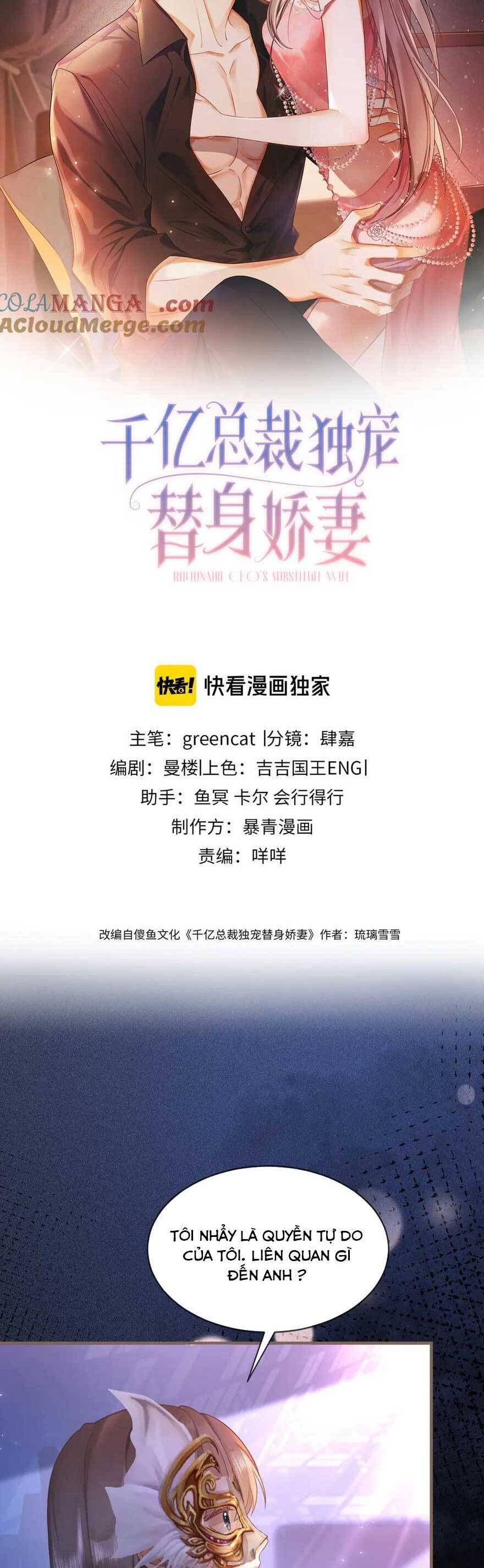 Tổng Tài Tỷ Phú Chỉ Sủng Cô Vợ Thế Thân Chap 22 - Next Chap 23