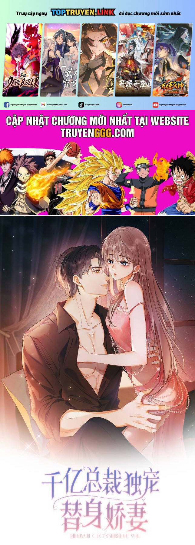 Tổng Tài Tỷ Phú Chỉ Sủng Cô Vợ Thế Thân Chap 52 - Next Chap 53