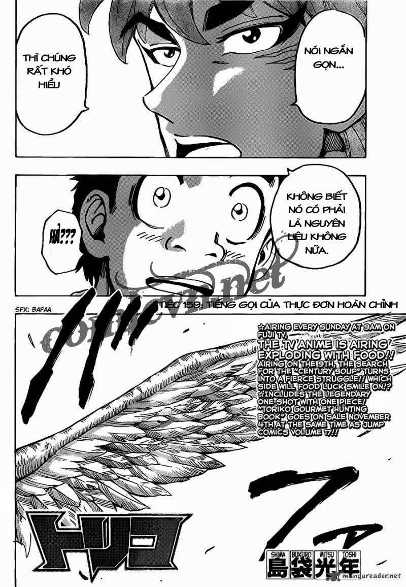 Toriko - Thợ Săn Ẩm Thực Chap 159 - Next Chap 160