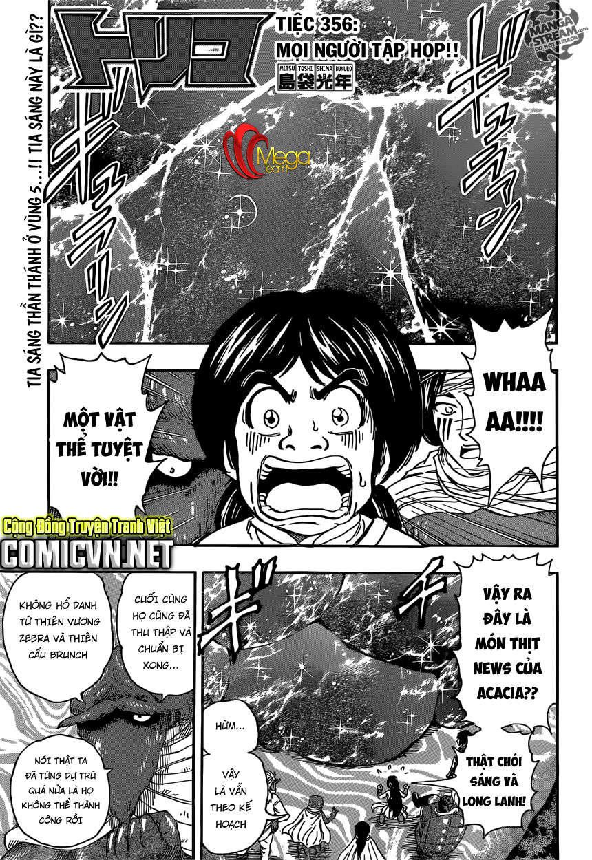 Toriko - Thợ Săn Ẩm Thực Chap 356 - Next Chap 357