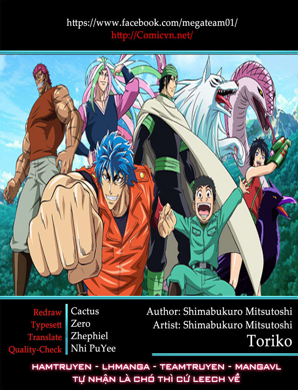 Toriko - Thợ Săn Ẩm Thực Chap 394 - Next Chap 395