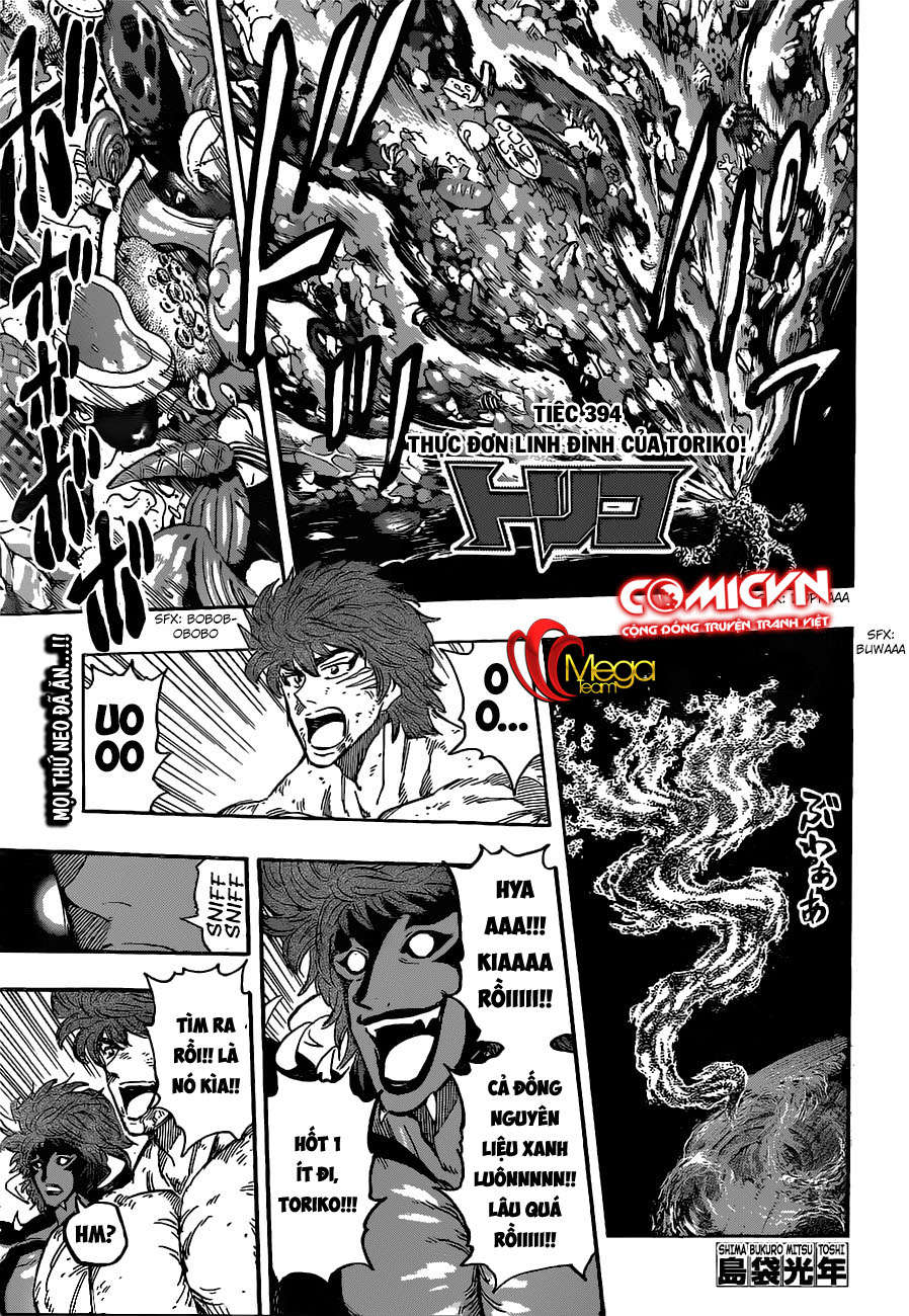 Toriko - Thợ Săn Ẩm Thực Chap 394 - Next Chap 395