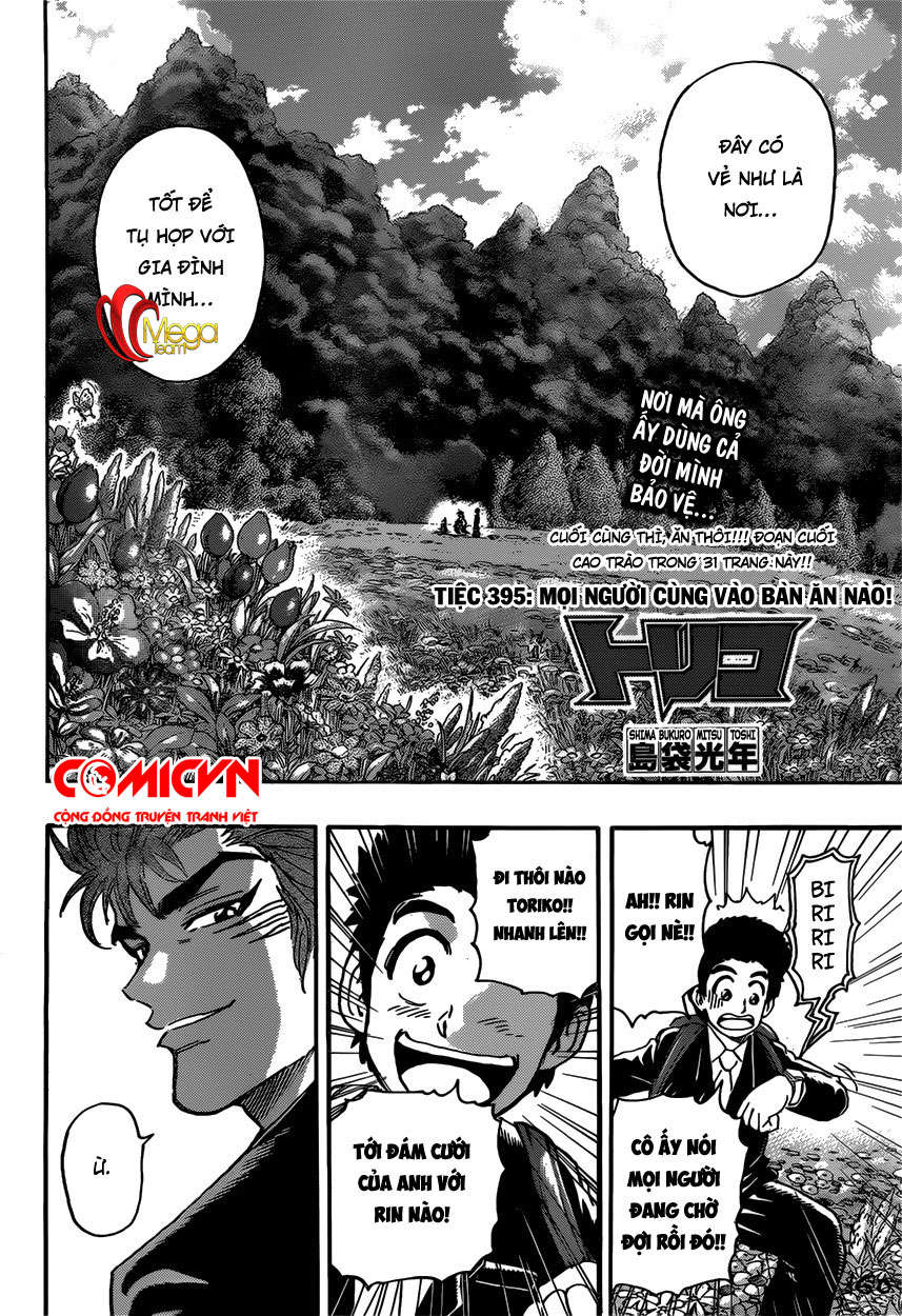 Toriko - Thợ Săn Ẩm Thực Chap 395 - Next Chap 396