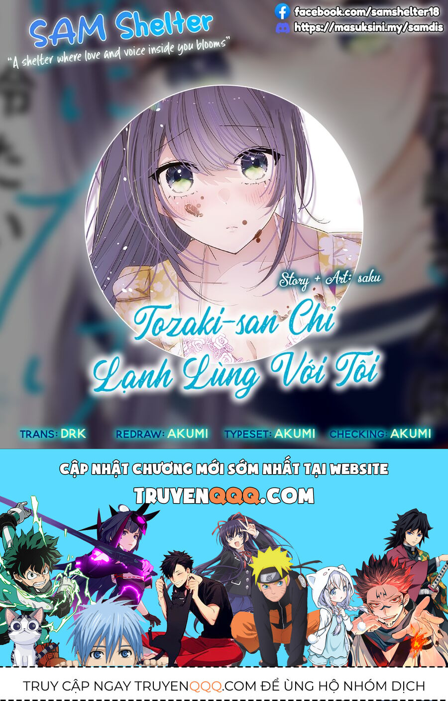 Tozaki-San Chỉ Lạnh Lùng Mỗi Mình Tôi Chap 6 - Next Chap 7