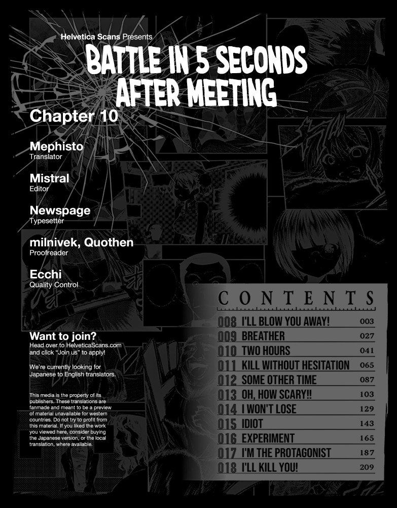Trận Chiến Bắt Đầu Sau 5 Giây Chap 10 - Next Chap 11