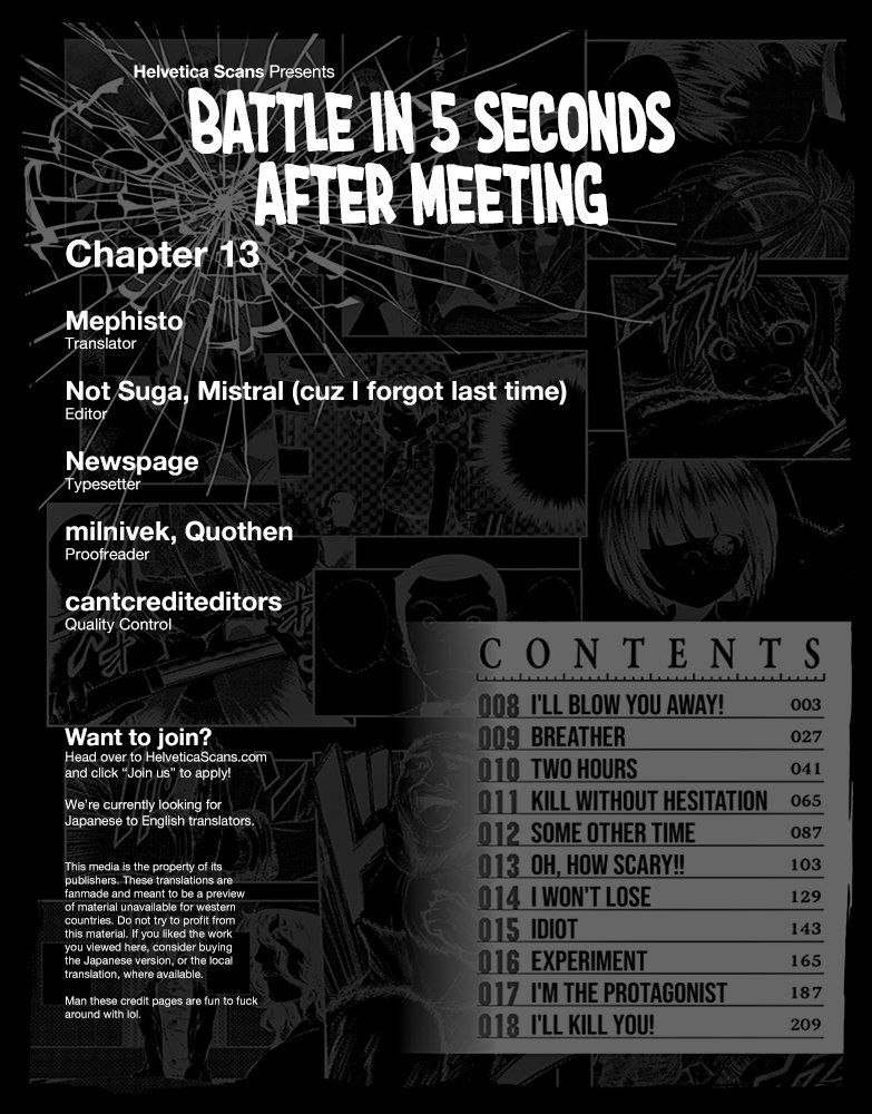 Trận Chiến Bắt Đầu Sau 5 Giây Chap 13 - Next Chap 14