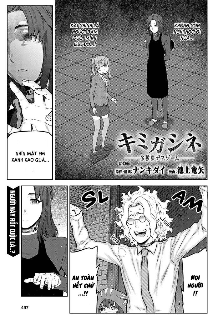 Trò Chơi Chết Chóc - Biểu Quyết Sinh Tồn Chap 6 - Next Chap 7