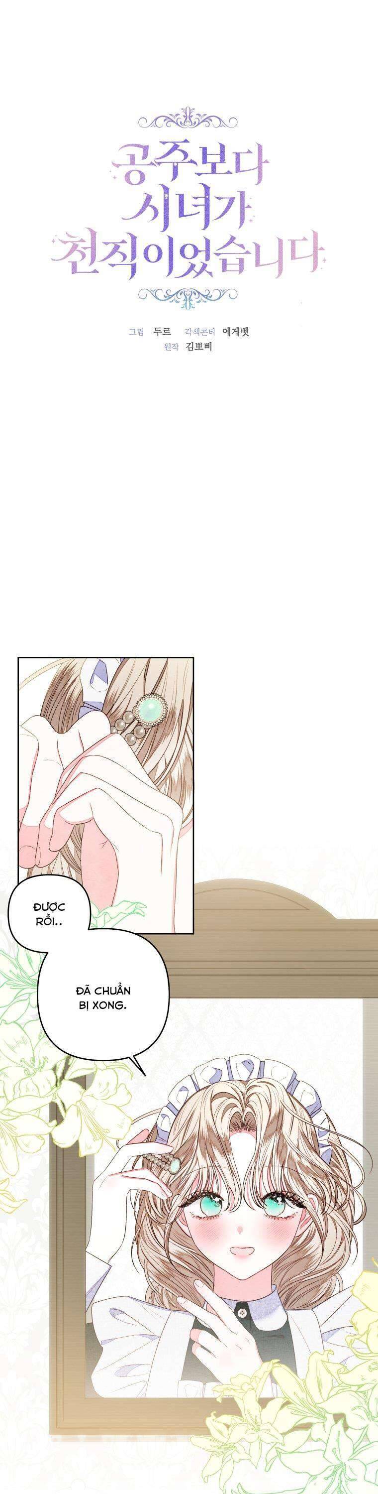 Trở Thành Hầu Nữ Còn Quan Trọng Hơn Là Làm Công Chúa Chap 11 - Next Chap 12