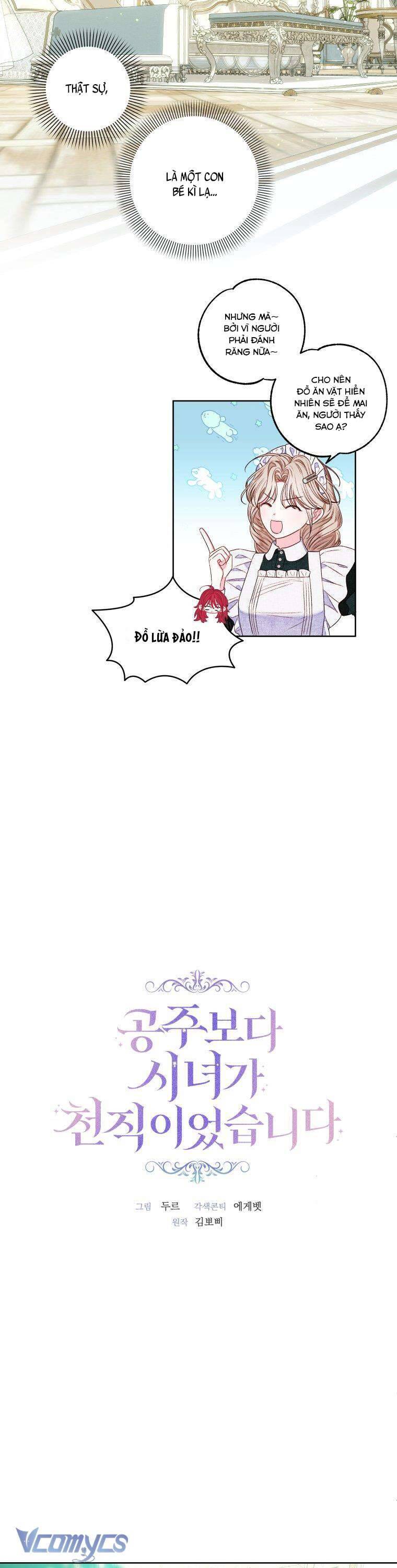 Trở Thành Hầu Nữ Còn Quan Trọng Hơn Là Làm Công Chúa Chap 12 - Next Chap 13
