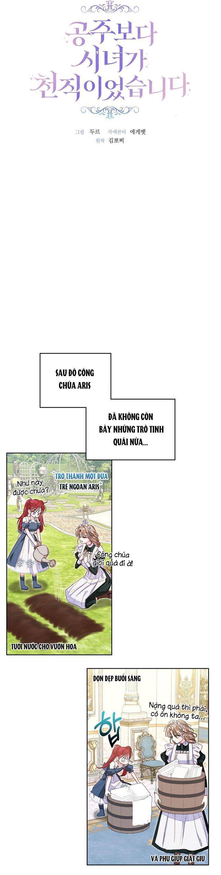 Trở Thành Hầu Nữ Còn Quan Trọng Hơn Là Làm Công Chúa Chap 14 - Next Chap 15