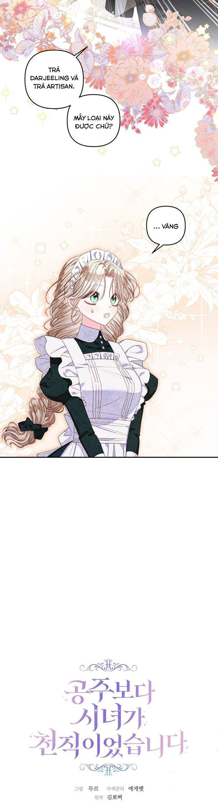 Trở Thành Hầu Nữ Còn Quan Trọng Hơn Là Làm Công Chúa Chap 15 - Next Chap 16