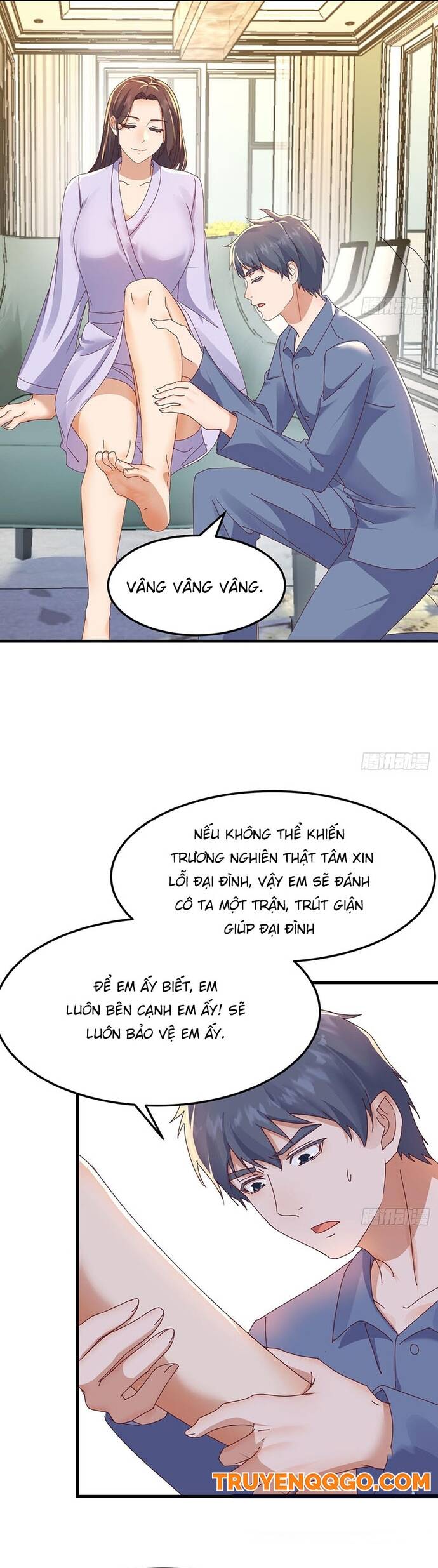 Trong Nhà Có 2 Bạn Gái Song Sinh Chap 336 - Next Chap 337