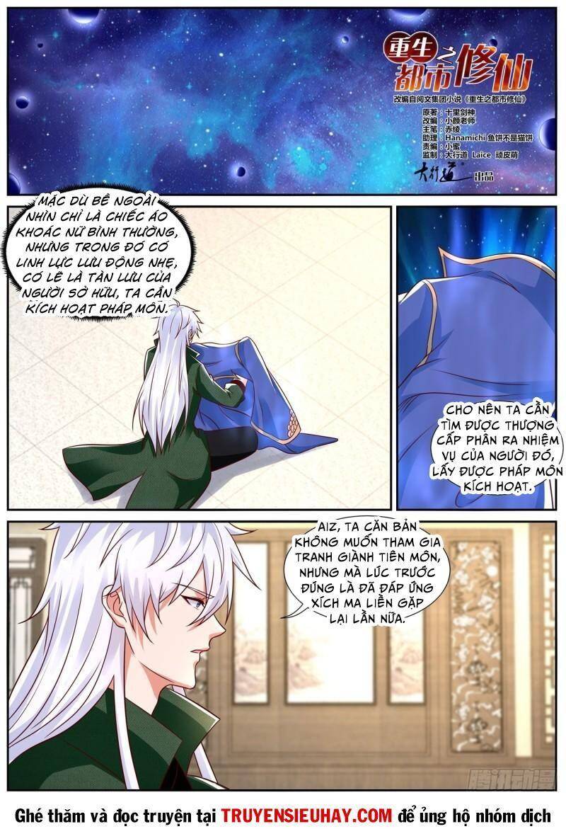 Trọng Sinh Đô Thị Tu Tiên Chap 829 - Next Chap 830