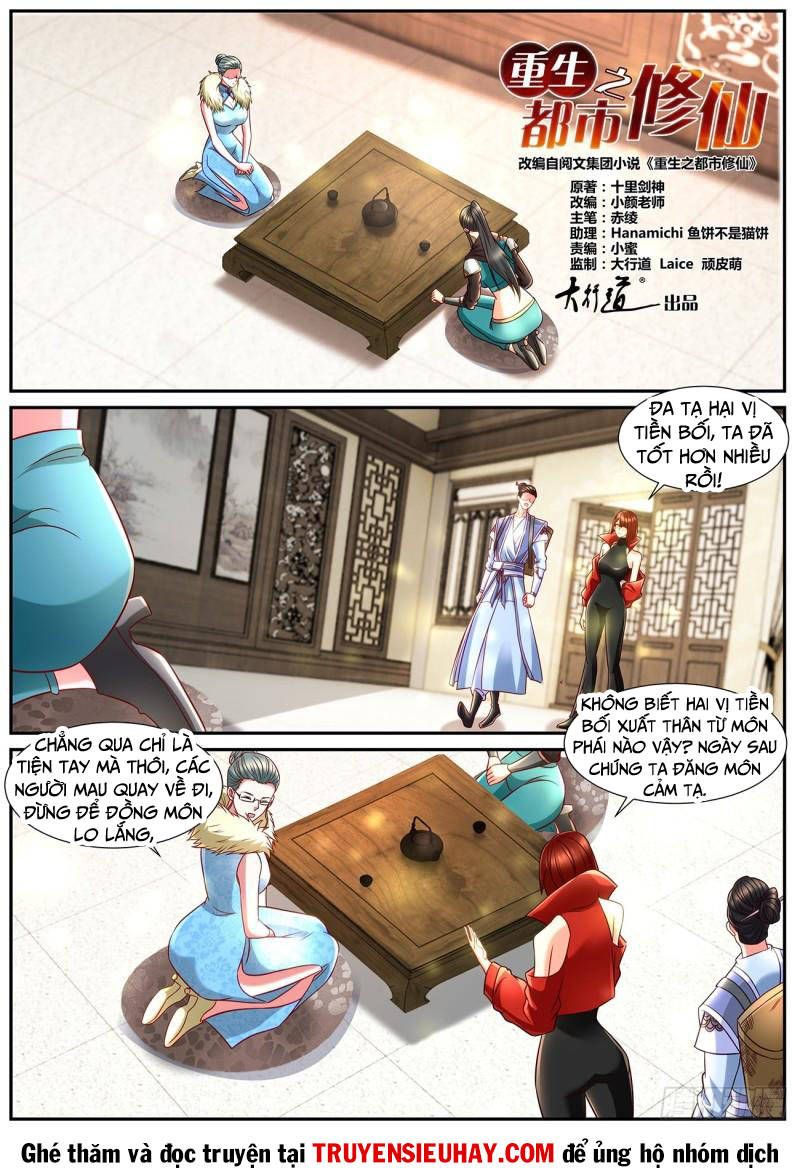 Trọng Sinh Đô Thị Tu Tiên Chap 847 - Next Chap 848