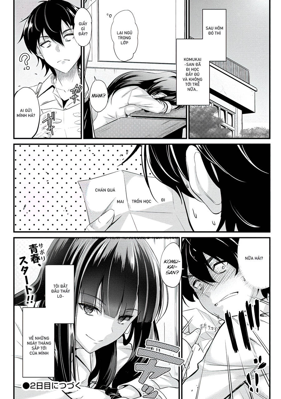 Trùm Trốn Học Komukai-San Không Chịu Tha Cho Tôi Chap 1 - Next Chap 2