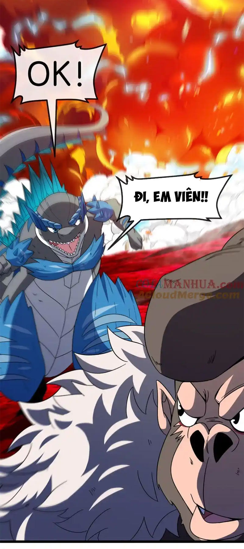 Trùng Sinh Thành Godzilla Chap 128 - Next Chap 129