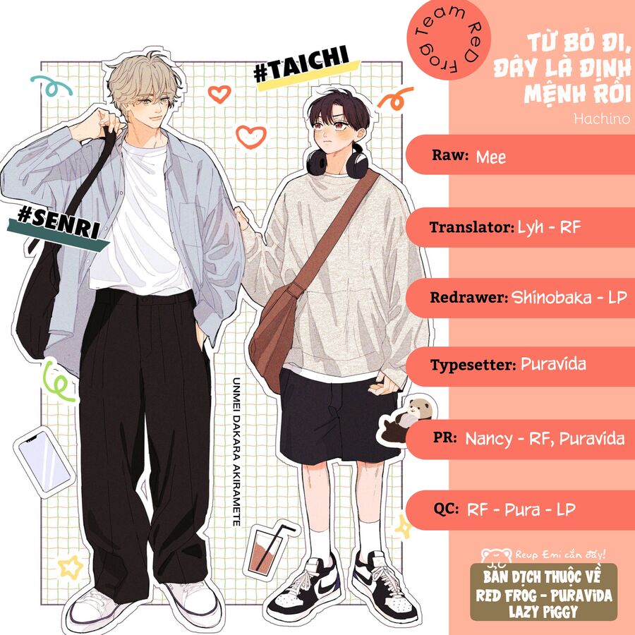 Từ Bỏ Đi Đây Là Định Mệnh Rồi Chap 3 - Next Chap 4