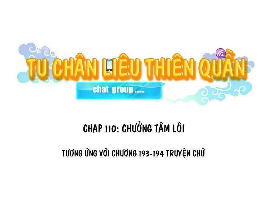 Tu Chân Nói Chuyện Phiếm Quần Chap 110 - Next Chap 111