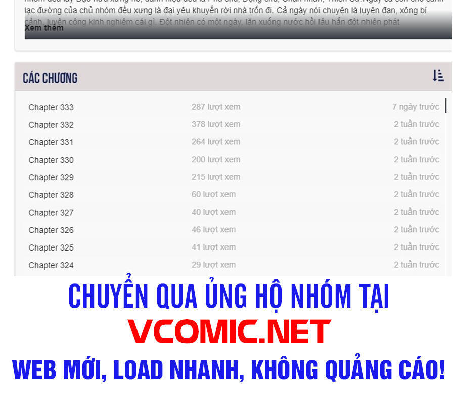 Tu Chân Nói Chuyện Phiếm Quần Chap 334 - Next Chap 335