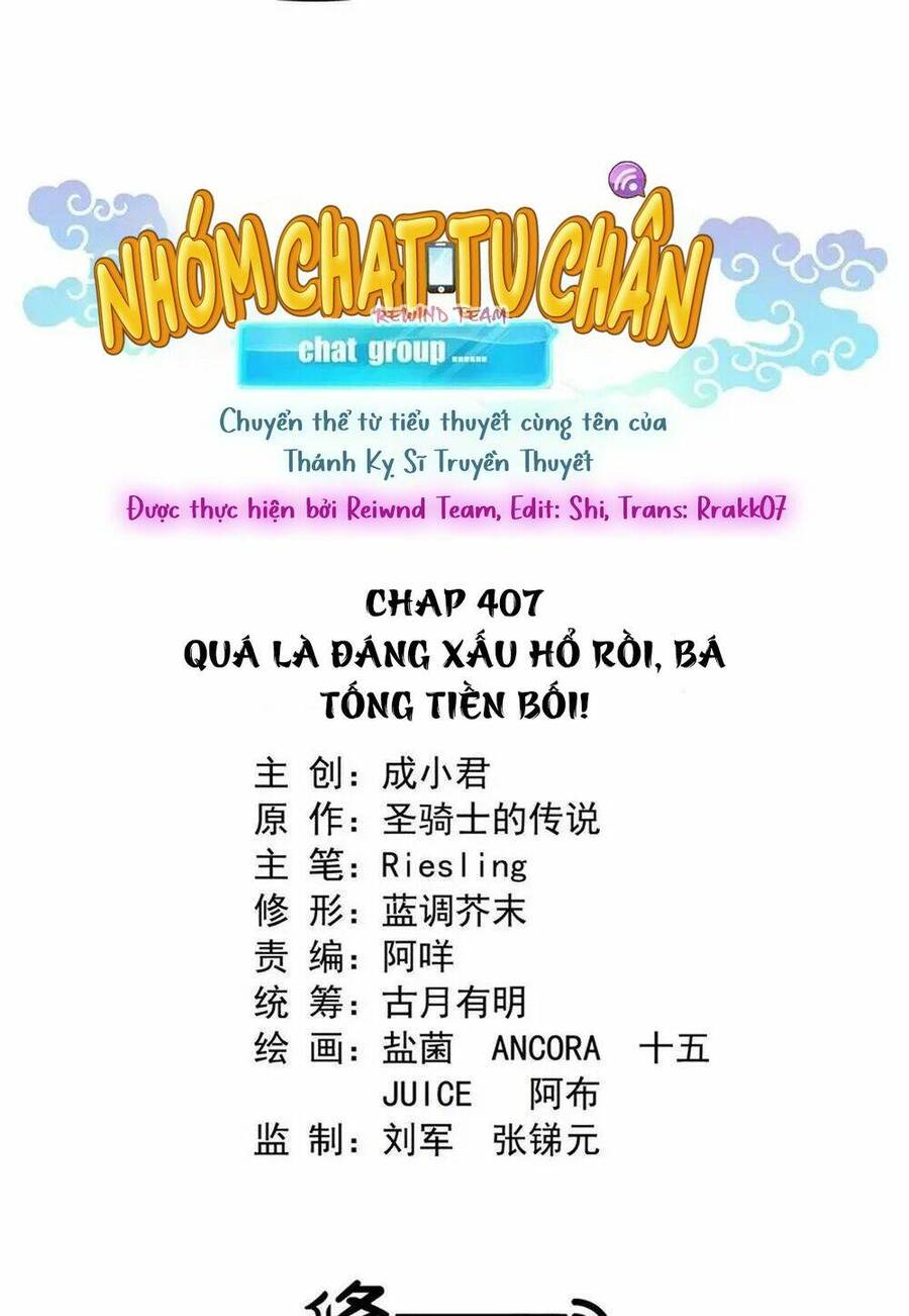 Tu Chân Nói Chuyện Phiếm Quần Chap 407 - Next Chap 408