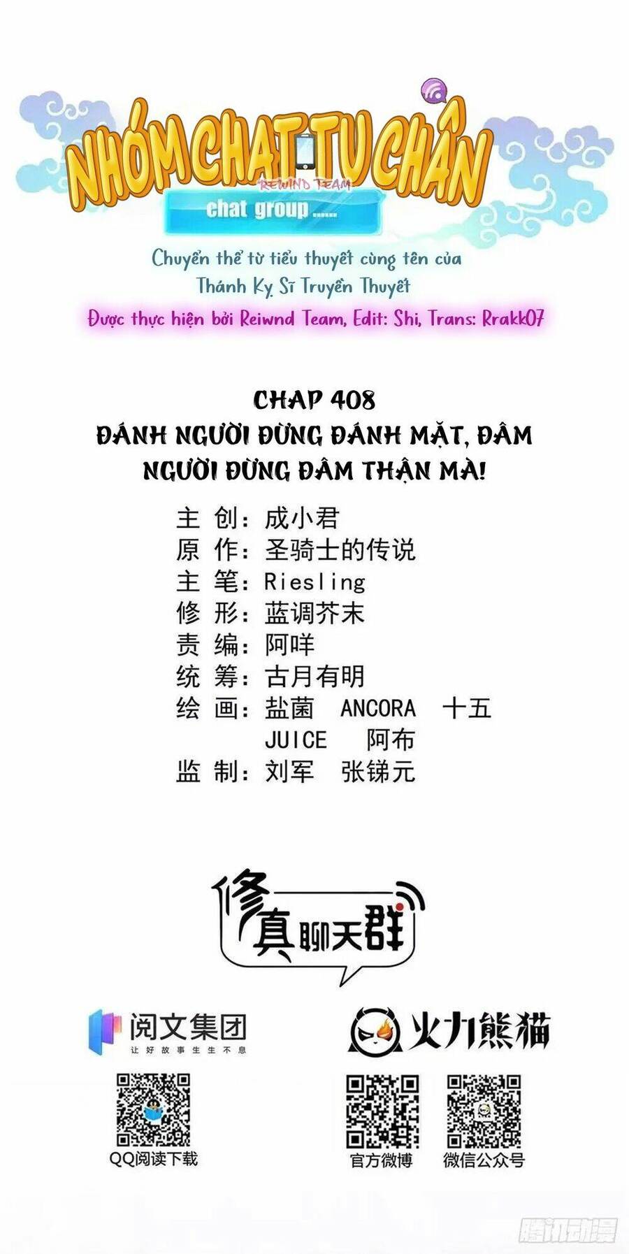 Tu Chân Nói Chuyện Phiếm Quần Chap 408 - Next Chap 409
