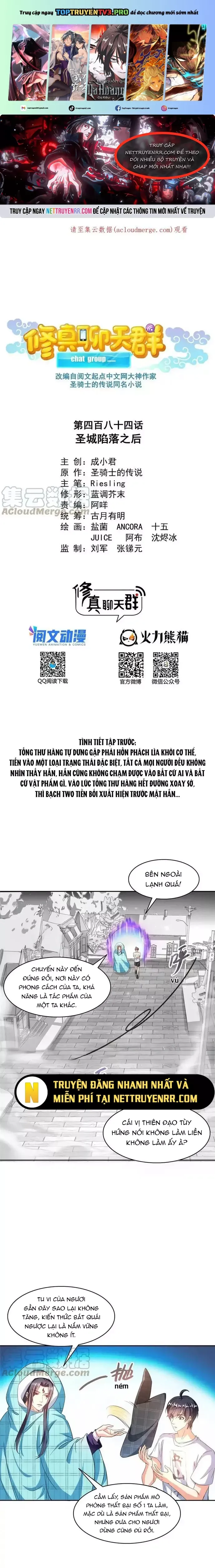 Tu Chân Nói Chuyện Phiếm Quần Chap 484 - Next Chap 485