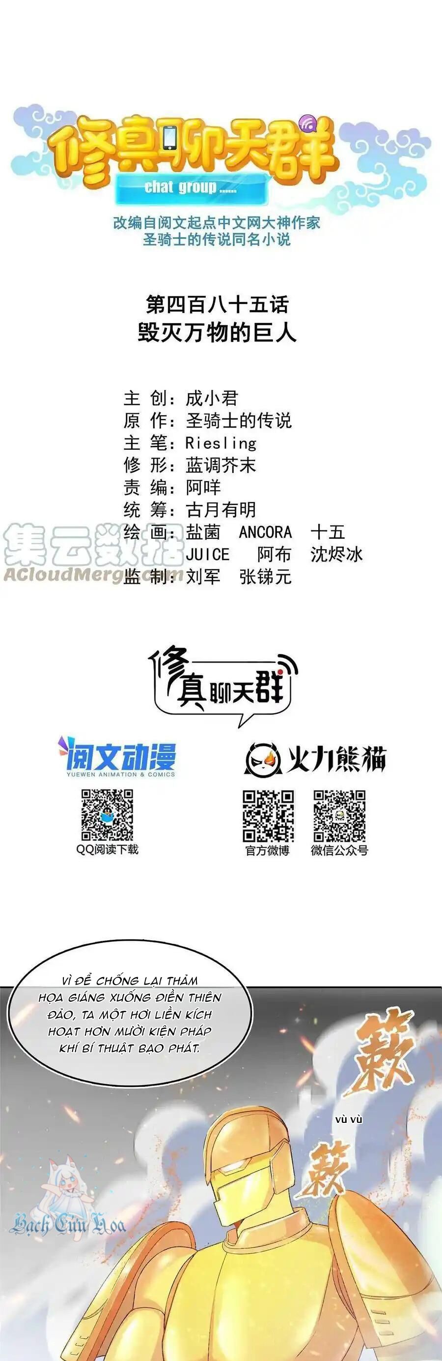 Tu Chân Nói Chuyện Phiếm Quần Chap 485 - Next Chap 486