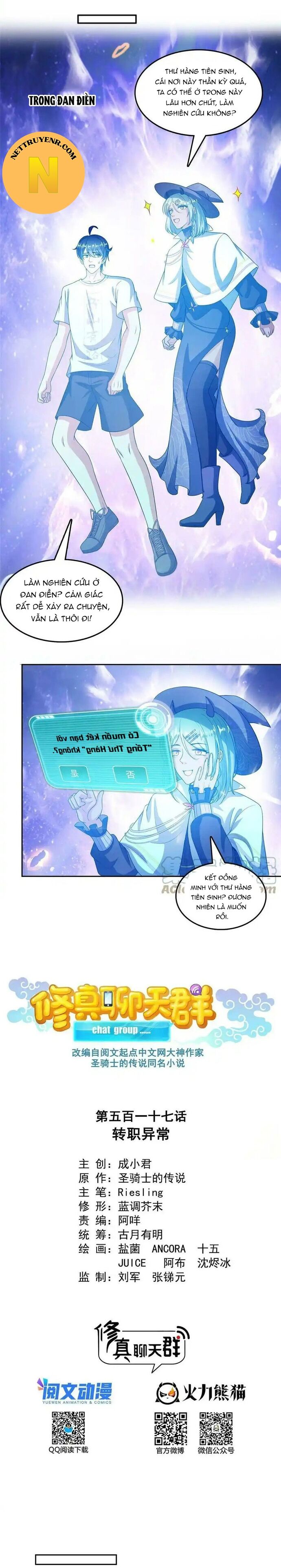 Tu Chân Nói Chuyện Phiếm Quần Chap 517 - Next Chap 518