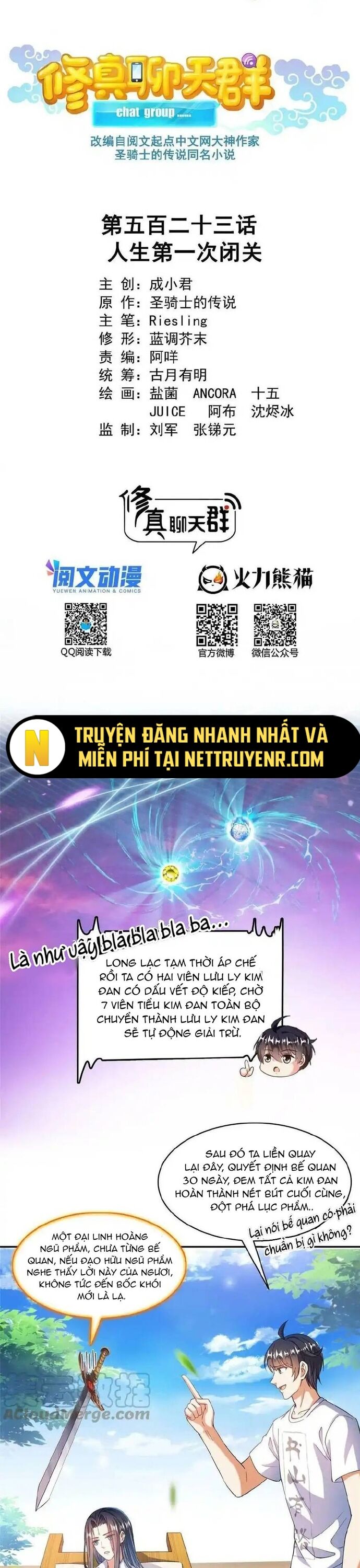 Tu Chân Nói Chuyện Phiếm Quần Chap 523 - Next Chap 524