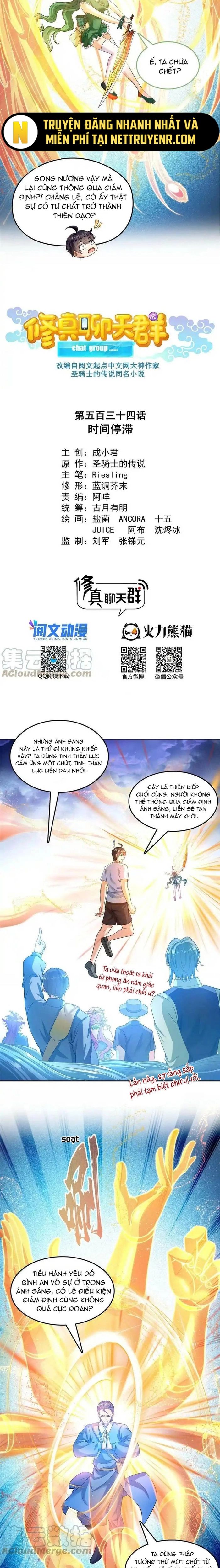 Tu Chân Nói Chuyện Phiếm Quần Chap 534 - Next Chap 535