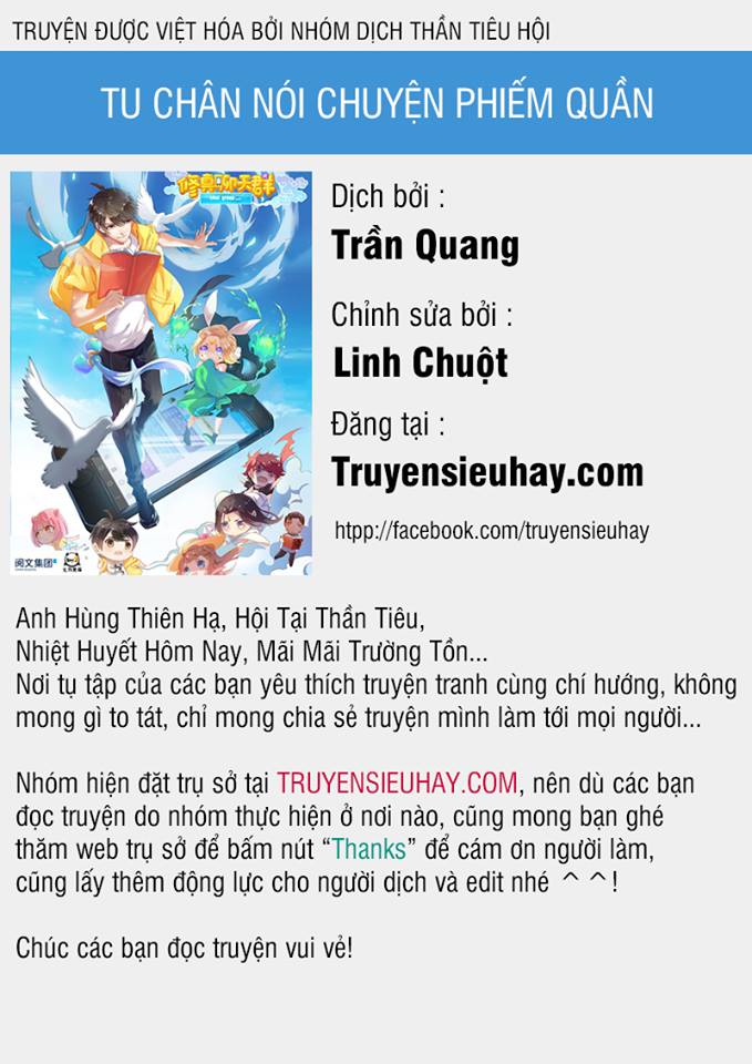 Tu Chân Nói Chuyện Phiếm Quần Chap 68 - Next Chap 69