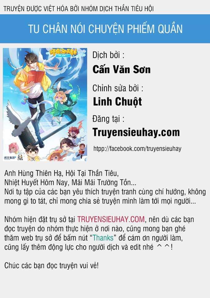 Tu Chân Nói Chuyện Phiếm Quần Chap 72 - Next Chap 73