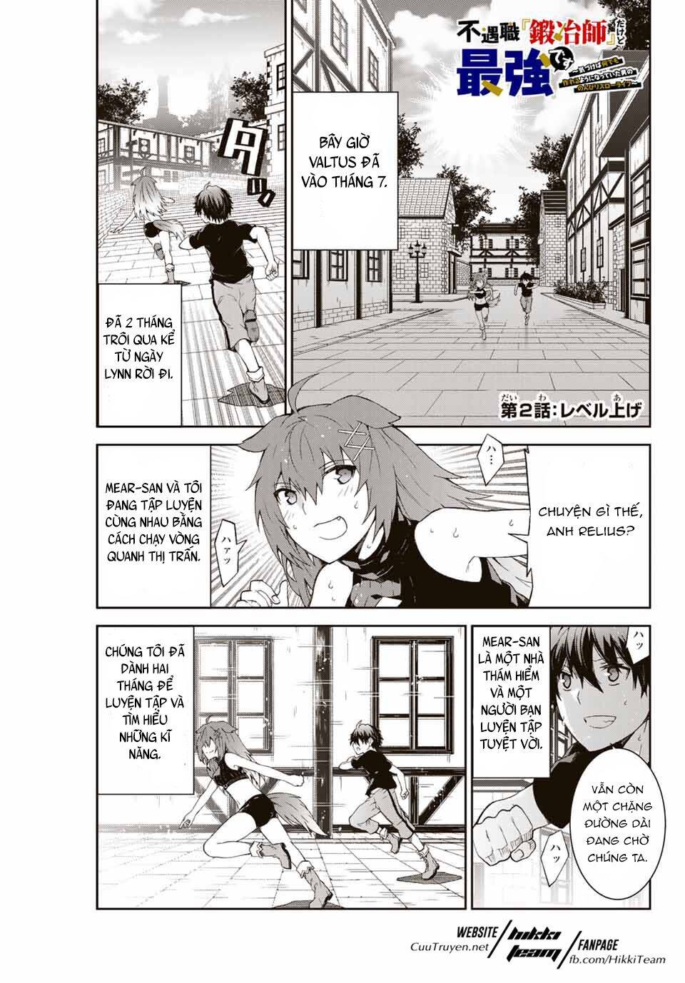 Từ Chức Nghiệp Yếu Nhất Trở Thành '' Thợ Rèn'' Mạnh Nhất Chap 2 - Next Chap 3