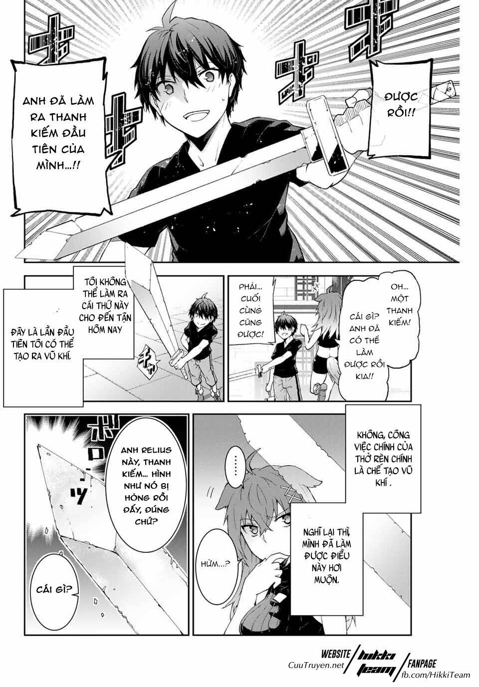 Từ Chức Nghiệp Yếu Nhất Trở Thành '' Thợ Rèn'' Mạnh Nhất Chap 2 - Next Chap 3