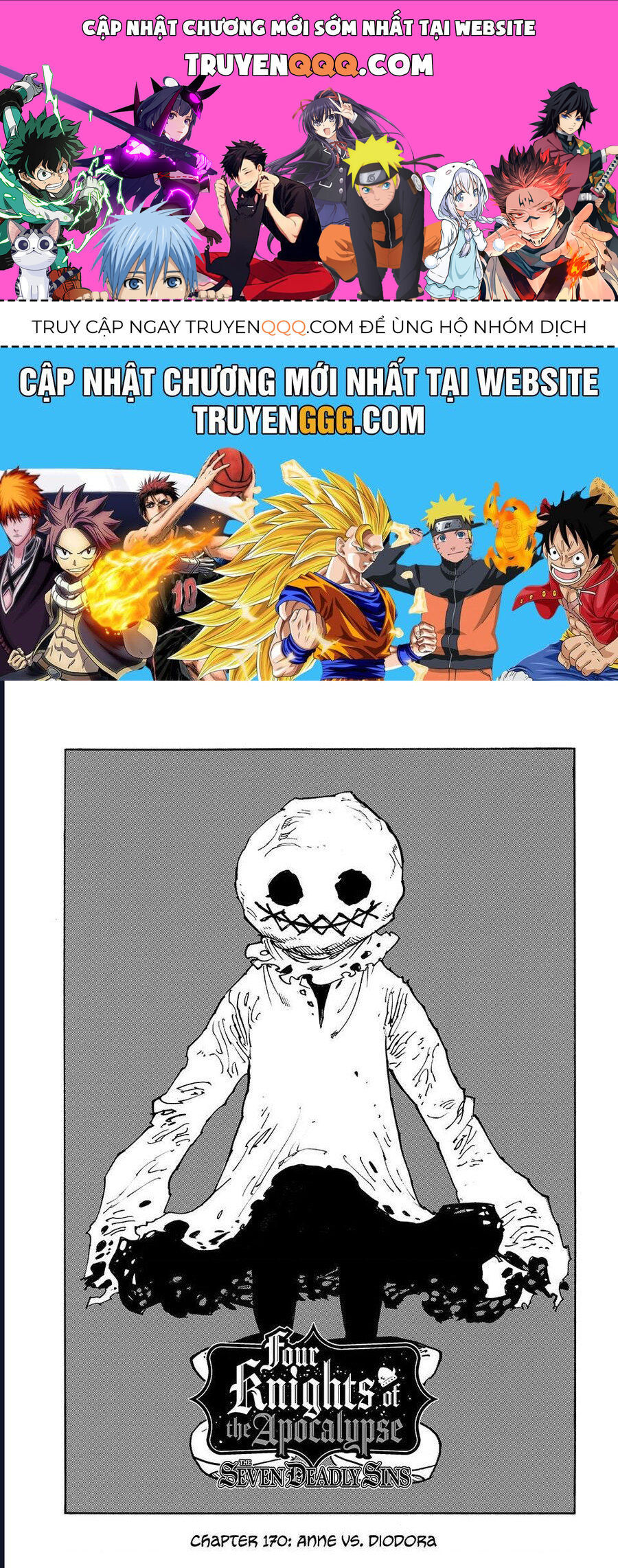 Tứ Kỵ Sĩ Khải Huyền Chap 170 - Next Chap 171